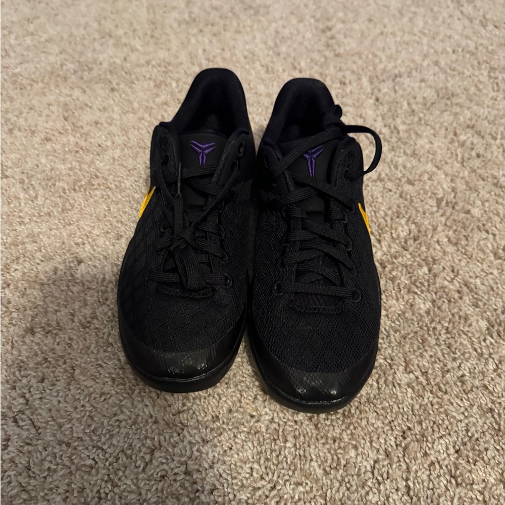 New Kobe basketball Nike Kids Black and Yellow Sneakers